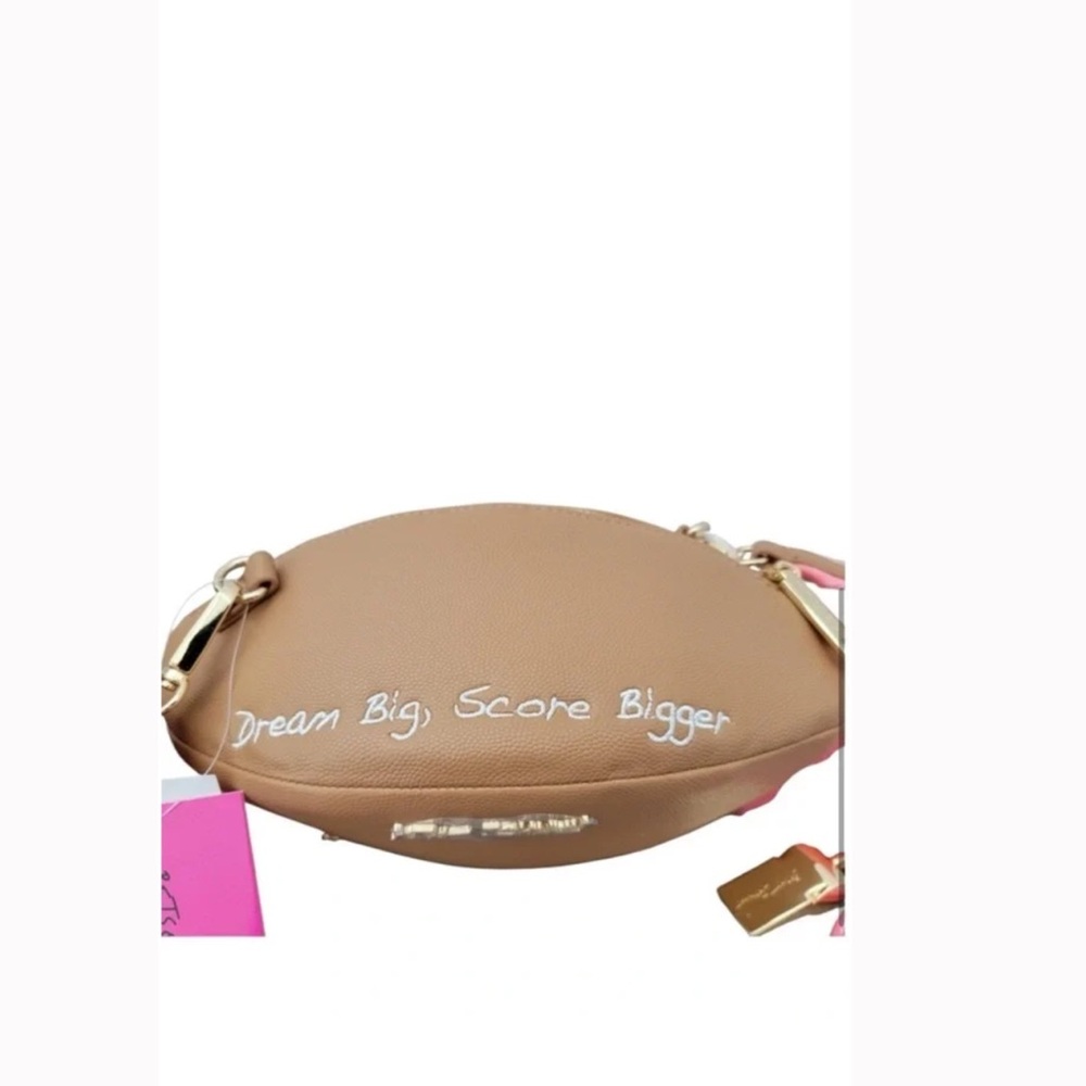 Betsey Johnson Kitsch XOTOSS Football Bag - Picture 5 of 11